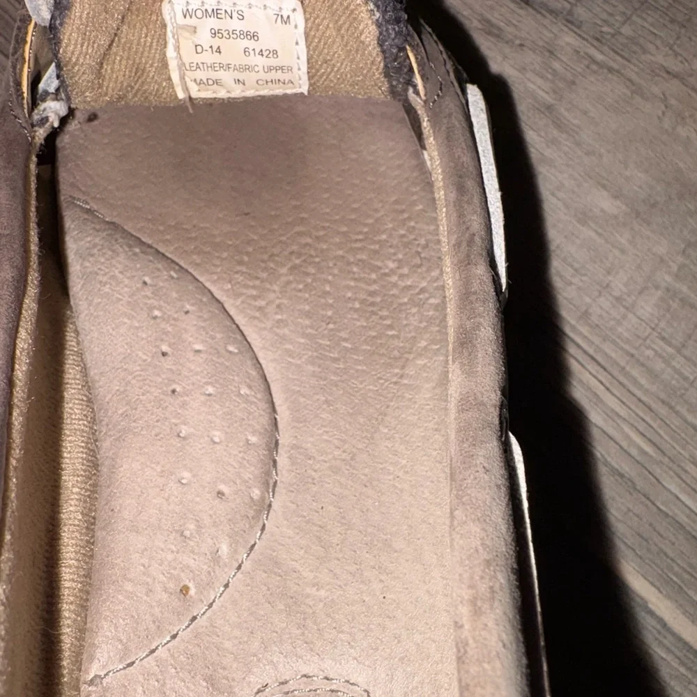 PERRY top SIDER boat shoes size  7 brown sequin women’s